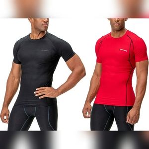 Men's athletic compression shirt bundle